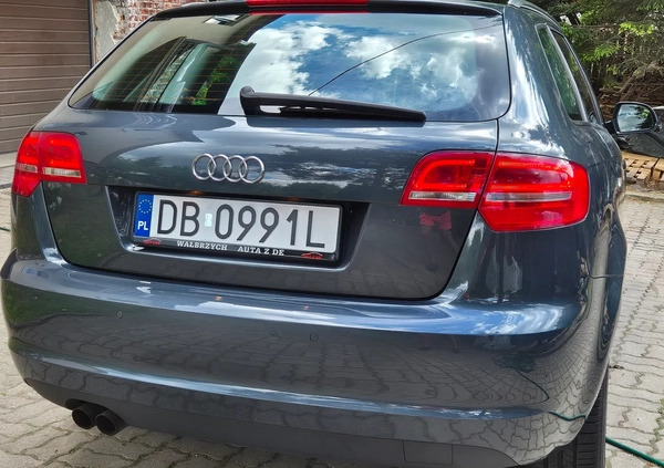 Audi A3 cena 26900 przebieg: 150000, rok produkcji 2009 z Wałbrzych małe 529